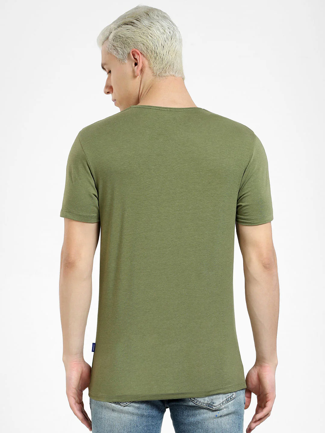 Green Crew Neck T-shirt - Image 4