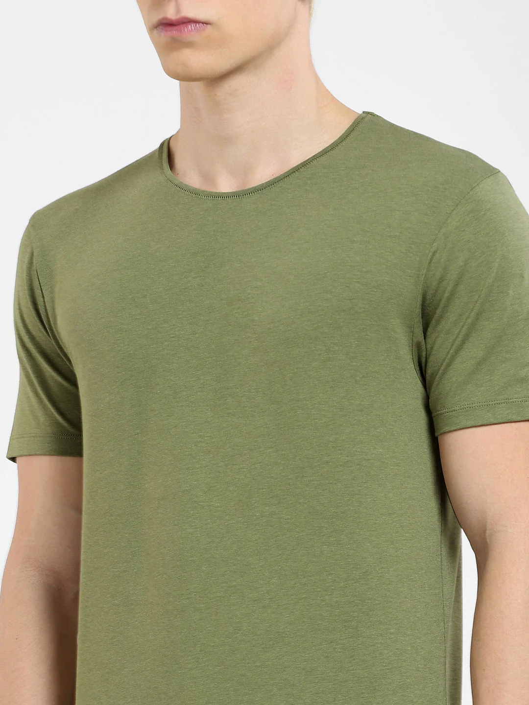 Green Crew Neck T-shirt - Image 5