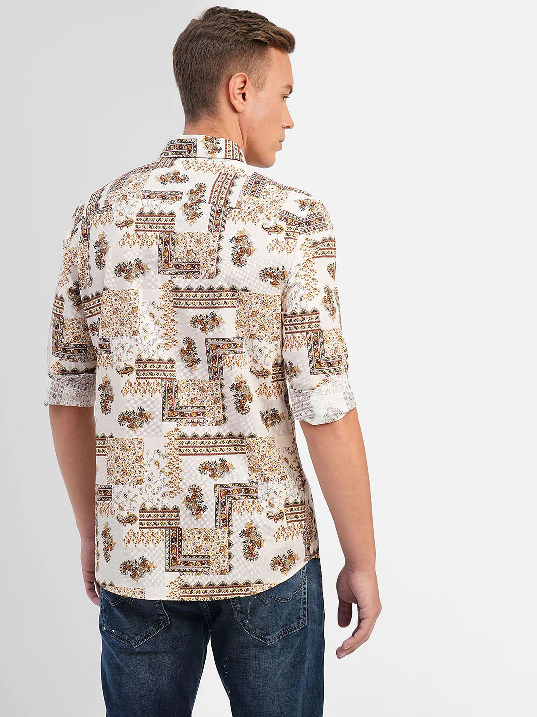 Off-White All Over Print Full Sleeves Shirt - Image 4