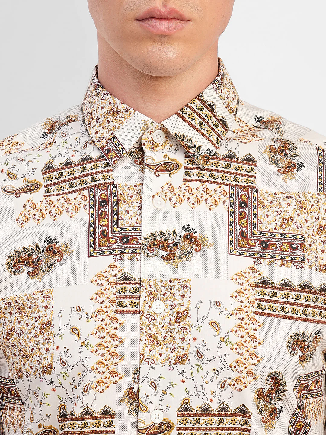 Off-White All Over Print Full Sleeves Shirt - Image 5