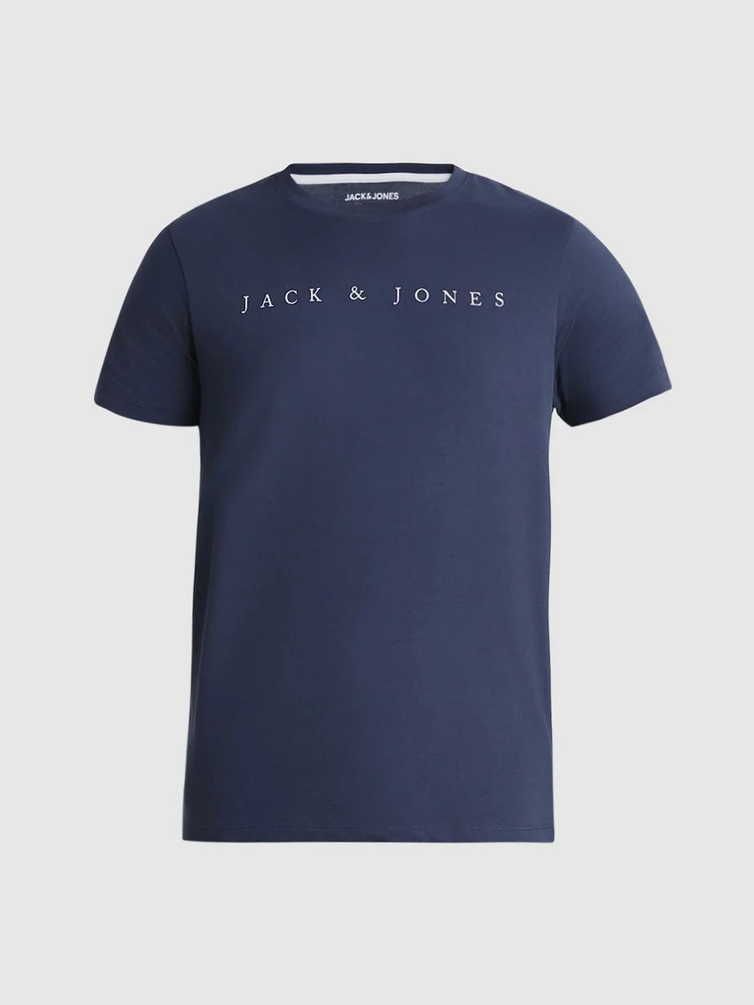 Blue Logo Text Crew Neck T-shirt - Image 7