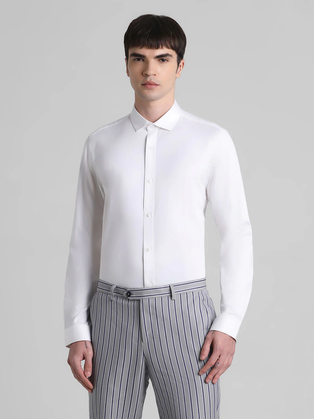 White Full Sleeves Shirt - Image 2