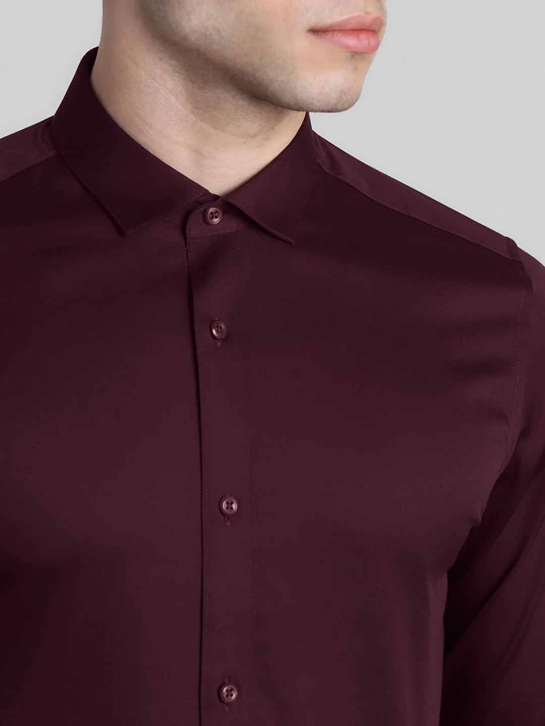 Maroon Full Sleeves Shirt - Image 5