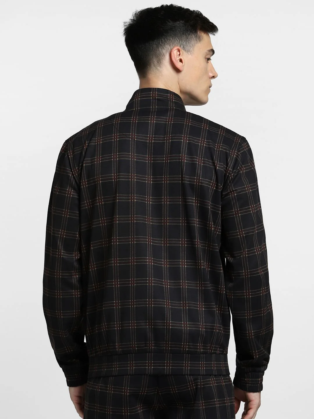 Black Check Co-ord Jacket - Image 4