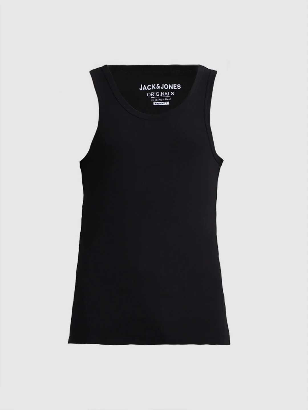 Black Crew Neck Vest - Image 7