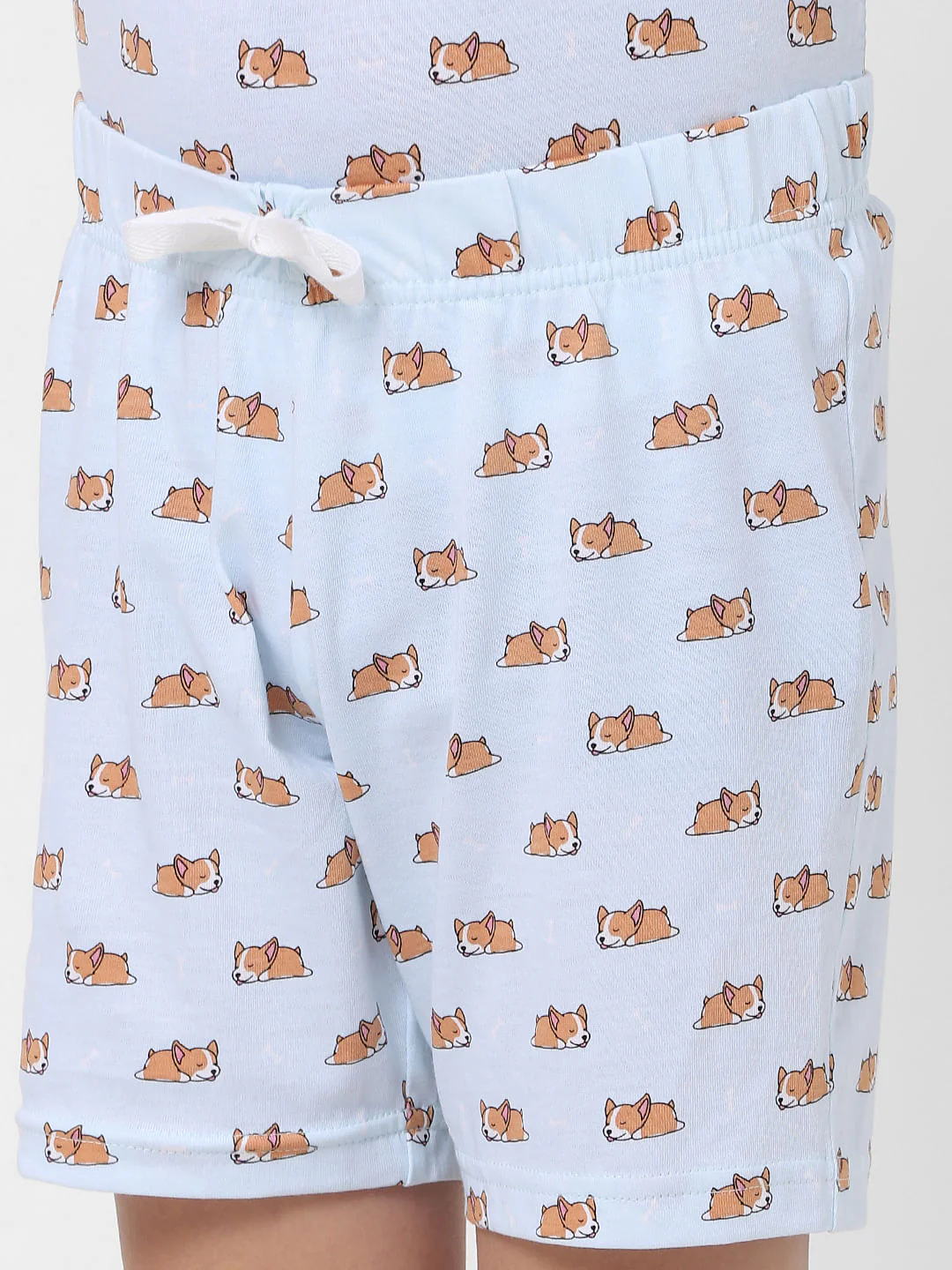 Boys Blue T-shirt & Shorts Sleepwear Set - Image 6