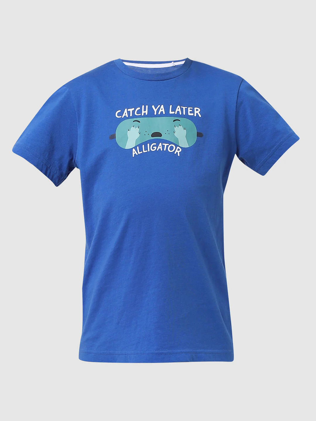 Boys Blue T-shirt & Shorts Sleepwear Set - Image 7