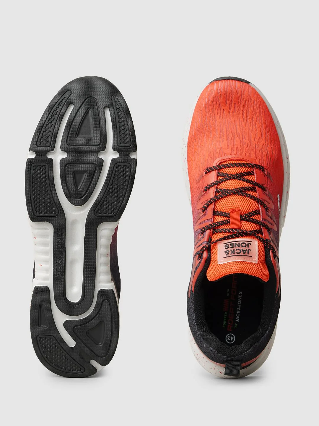 Red Gradient Print Sneakers - Image 5