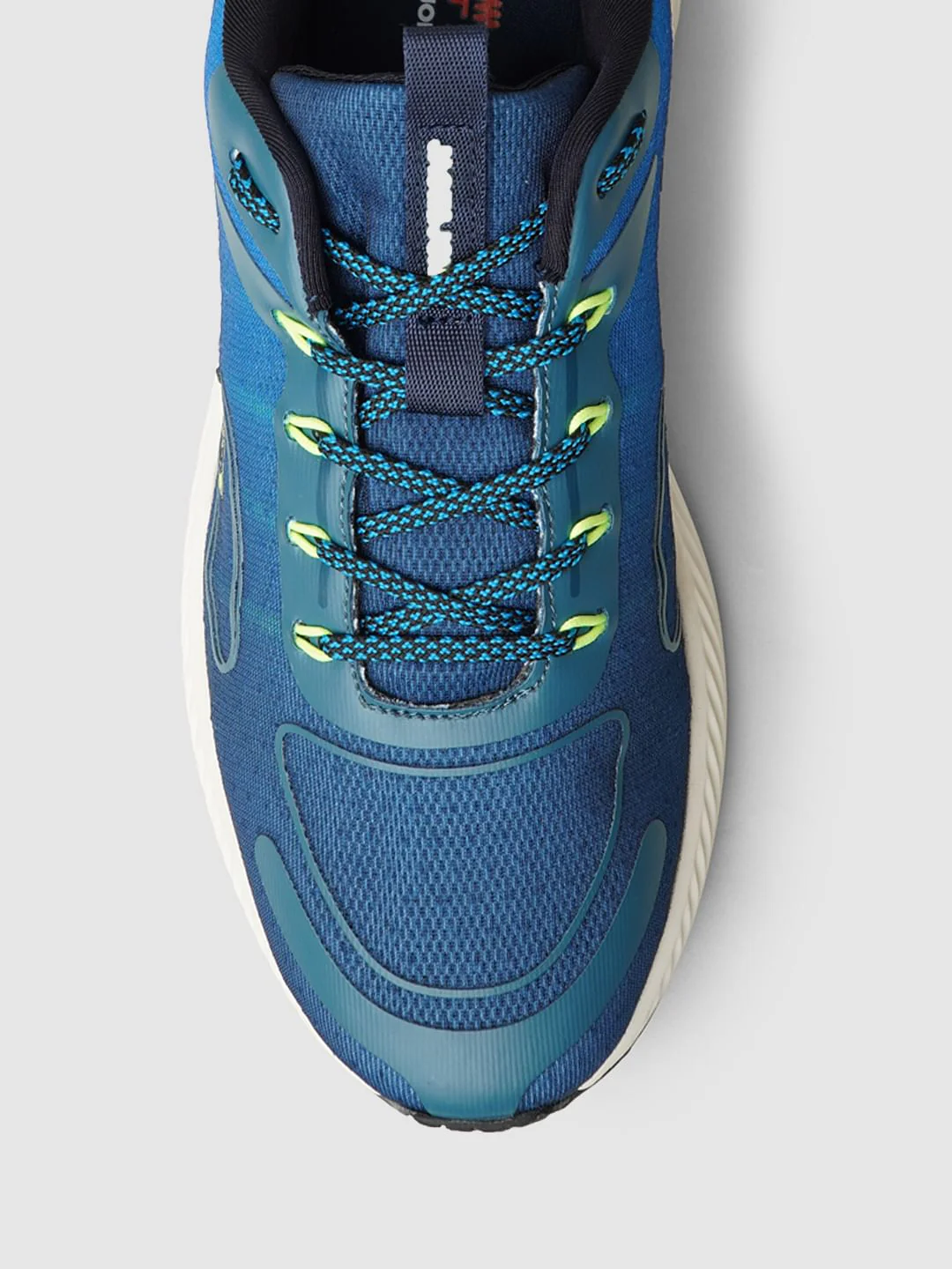 Blue Contrast Mesh Sneakers - Image 7