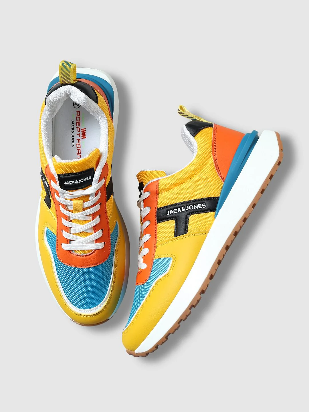 Yellow Colourblocked Sneakers - Image 2