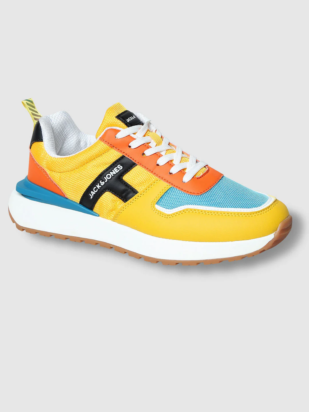 Yellow Colourblocked Sneakers - Image 4