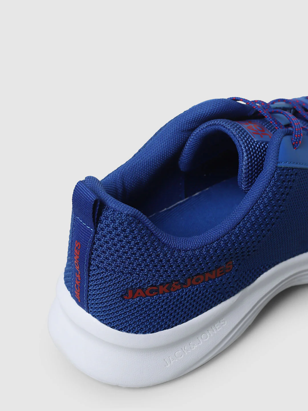 Blue Mesh Lace-Up Sneakers - Image 8