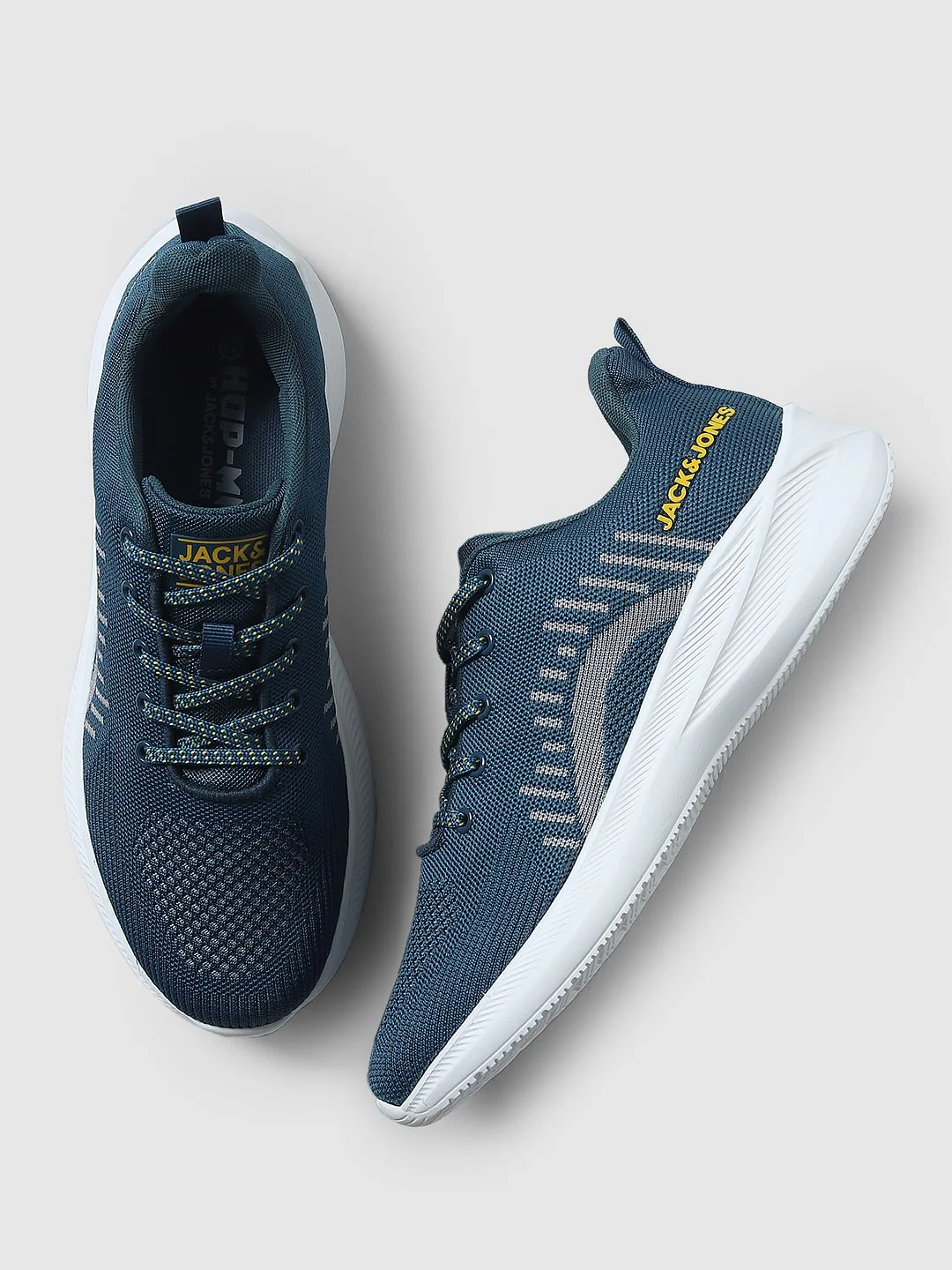 Dark Blue Logo Print Sneakers - Image 2