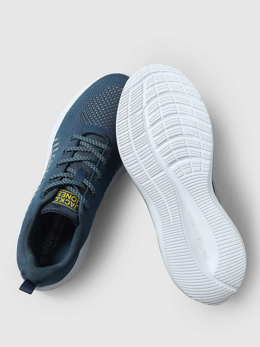 Dark Blue Logo Print Sneakers - Image 6