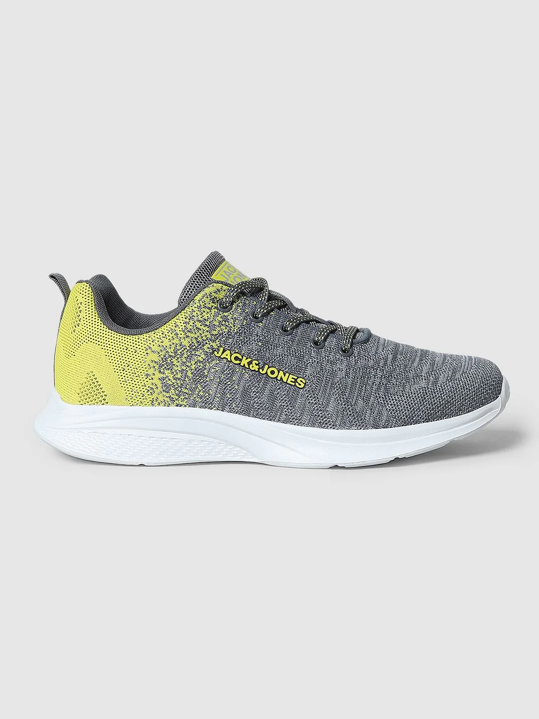 Grey Gradient Lace-Up Sneakers - Image 3