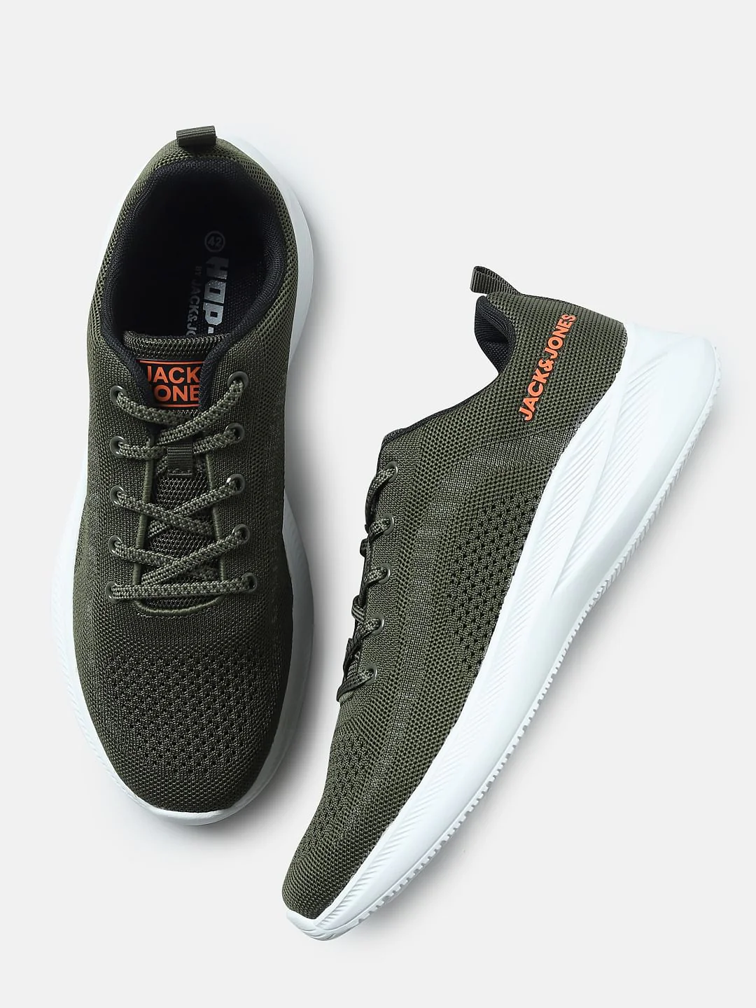 Green Lace-Up Sneakers - Image 2