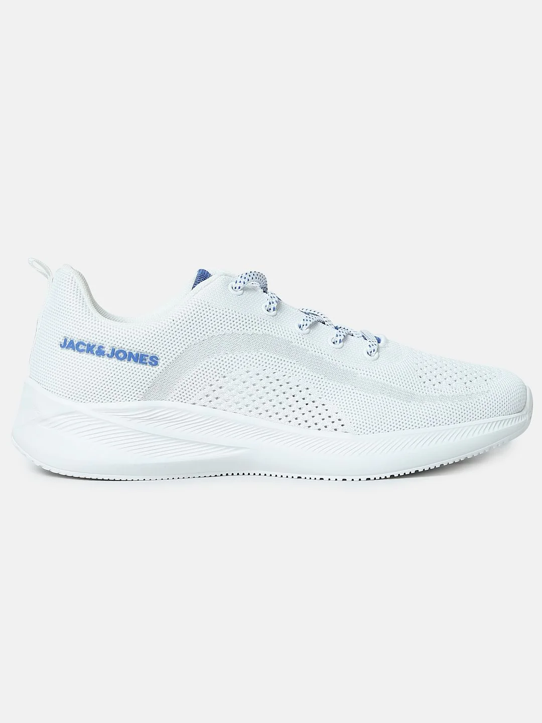 White Lace-Up Sneakers - Image 3