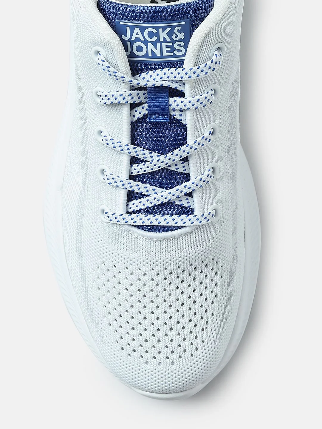 White Lace-Up Sneakers - Image 7