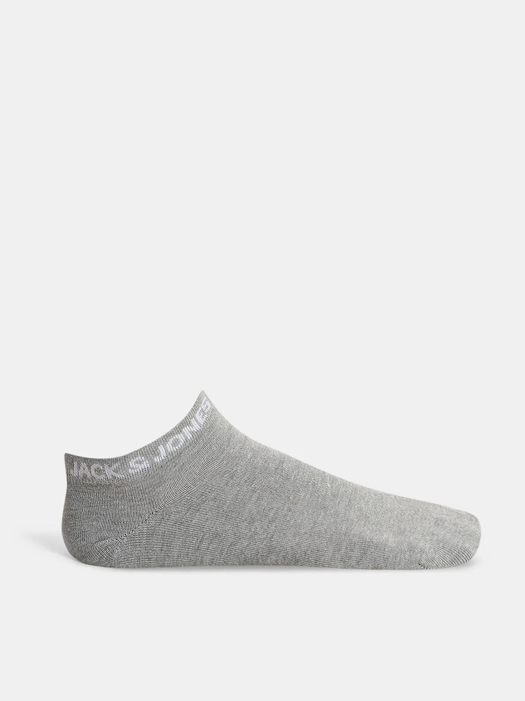 Pack of 3 Ankle Length Socks - Black, Grey & White - Image 4