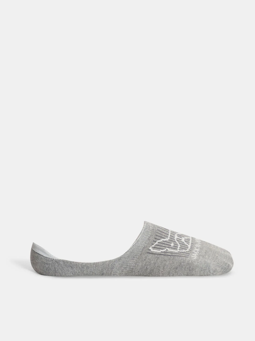Pack of 3 No-Show Socks - Black, White & Grey - Image 4