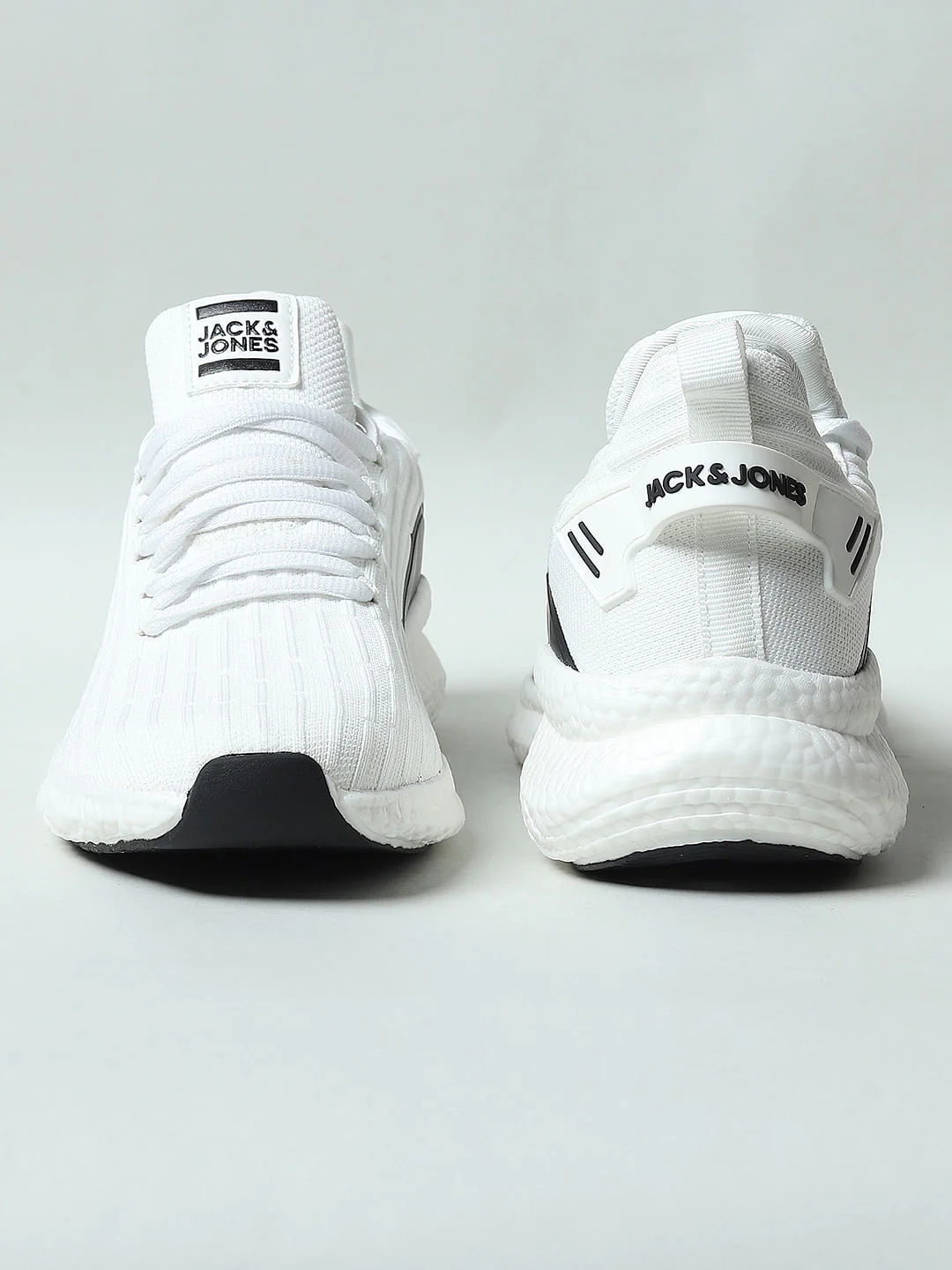 White Colourblocked Sneakers - Image 5