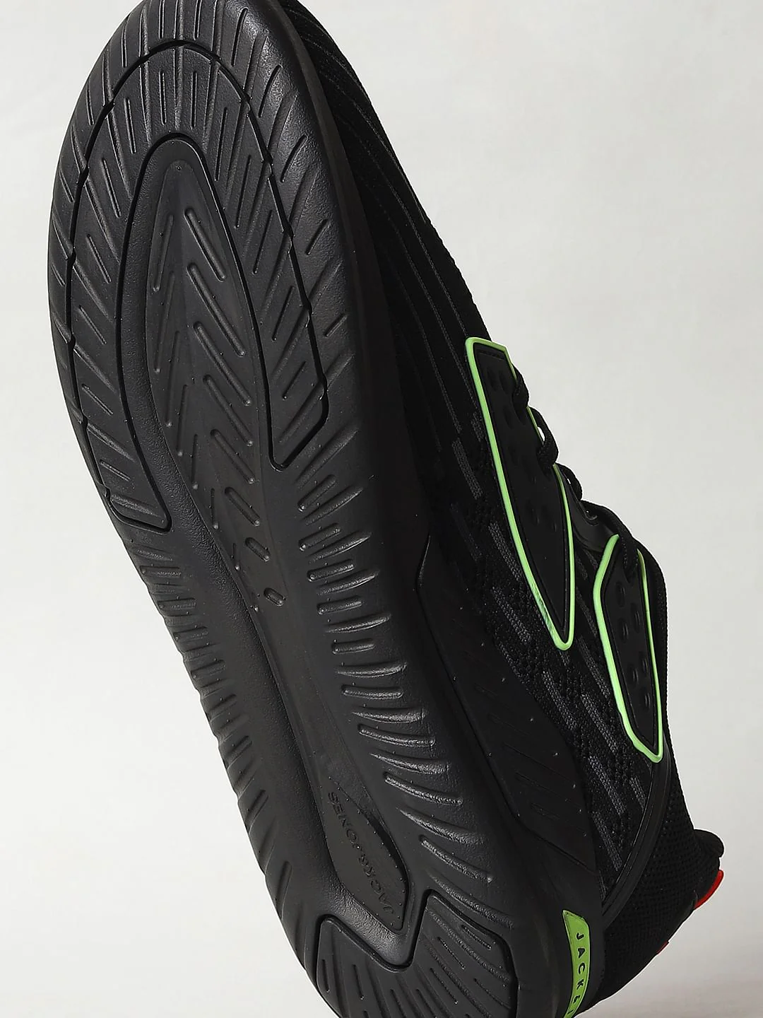Black & Neon Green Sneakers - Image 10