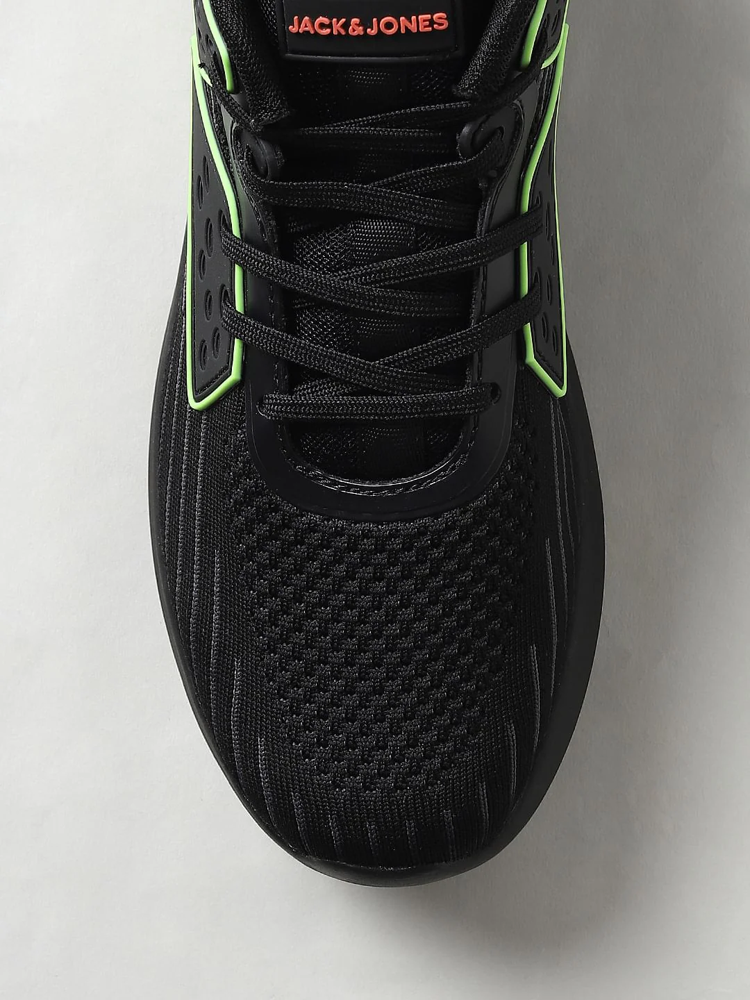 Black & Neon Green Sneakers - Image 11
