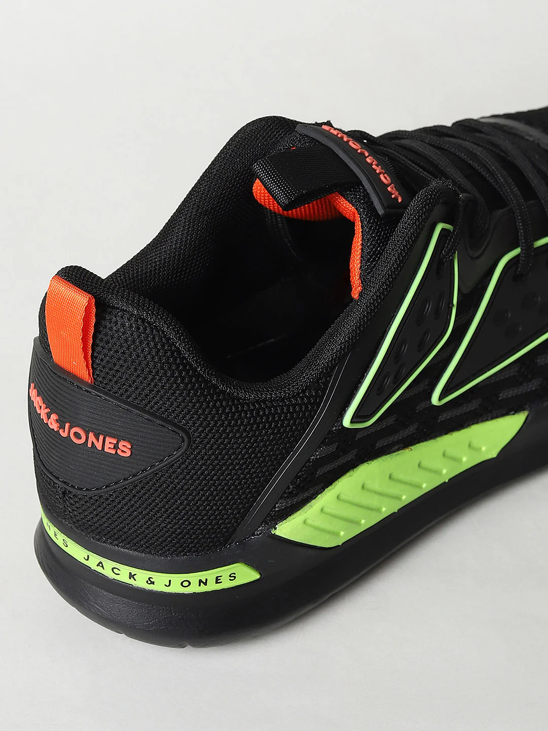 Black & Neon Green Sneakers - Image 12