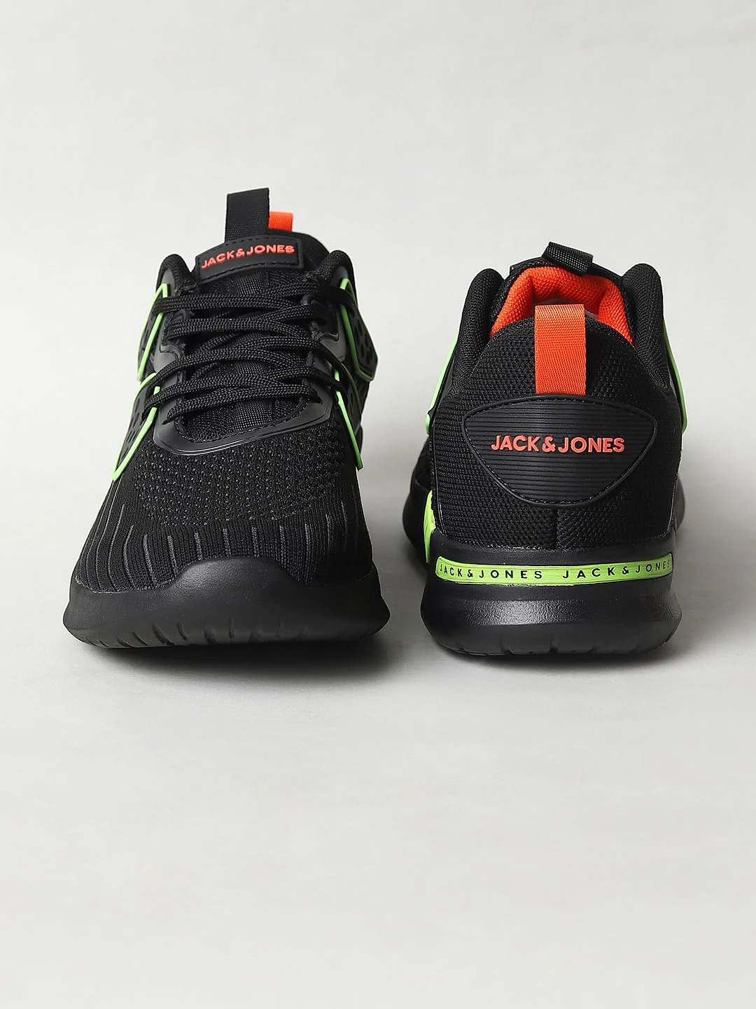 Black & Neon Green Sneakers - Image 6