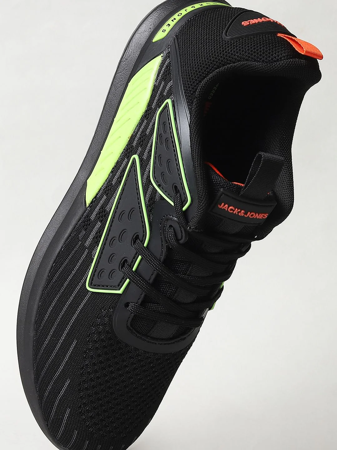 Black & Neon Green Sneakers - Image 9