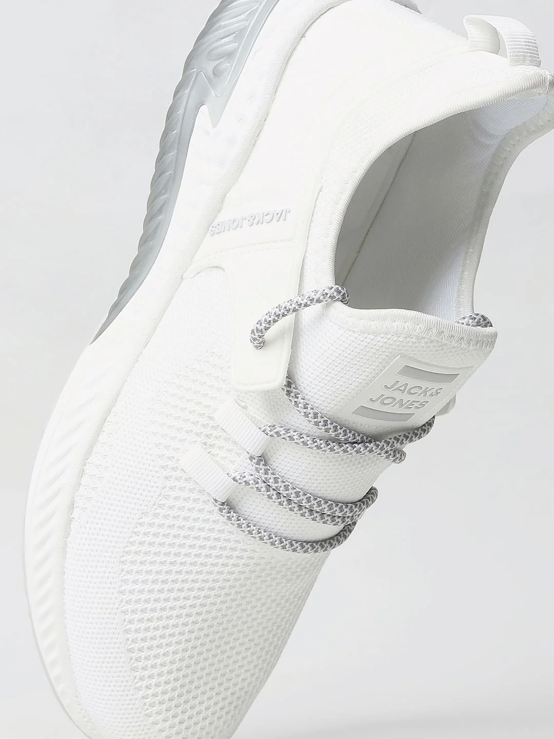White Lace Up Sneakers - Image 10