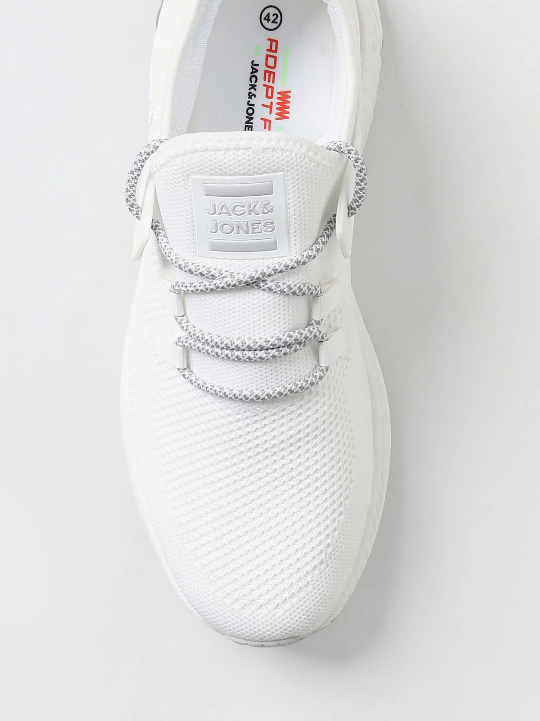 White Lace Up Sneakers - Image 11
