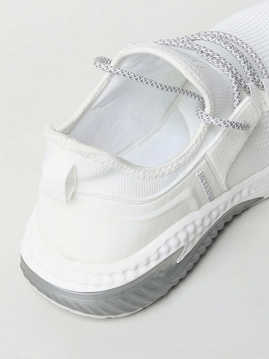 White Lace Up Sneakers - Image 12