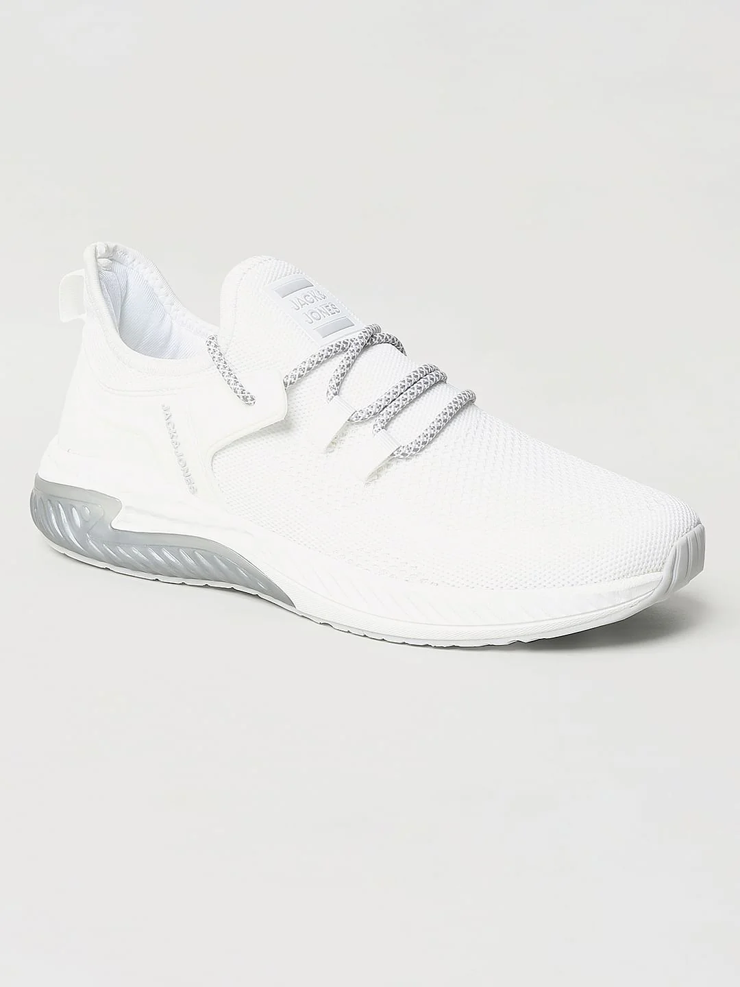 White Lace Up Sneakers - Image 3