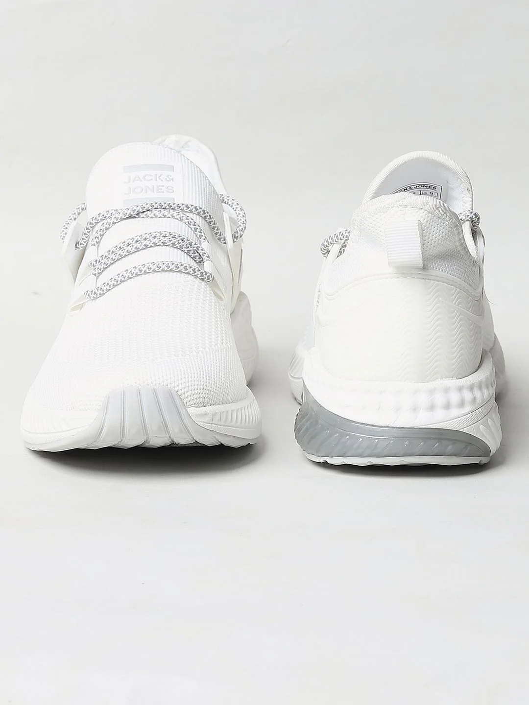 White Lace Up Sneakers - Image 7