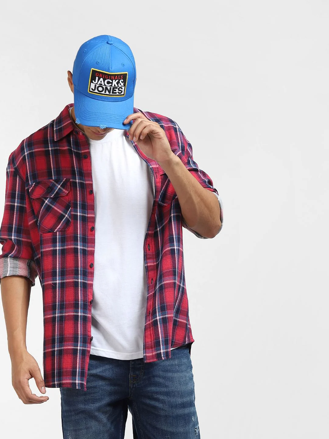 Red Check Full Sleeves Shirt