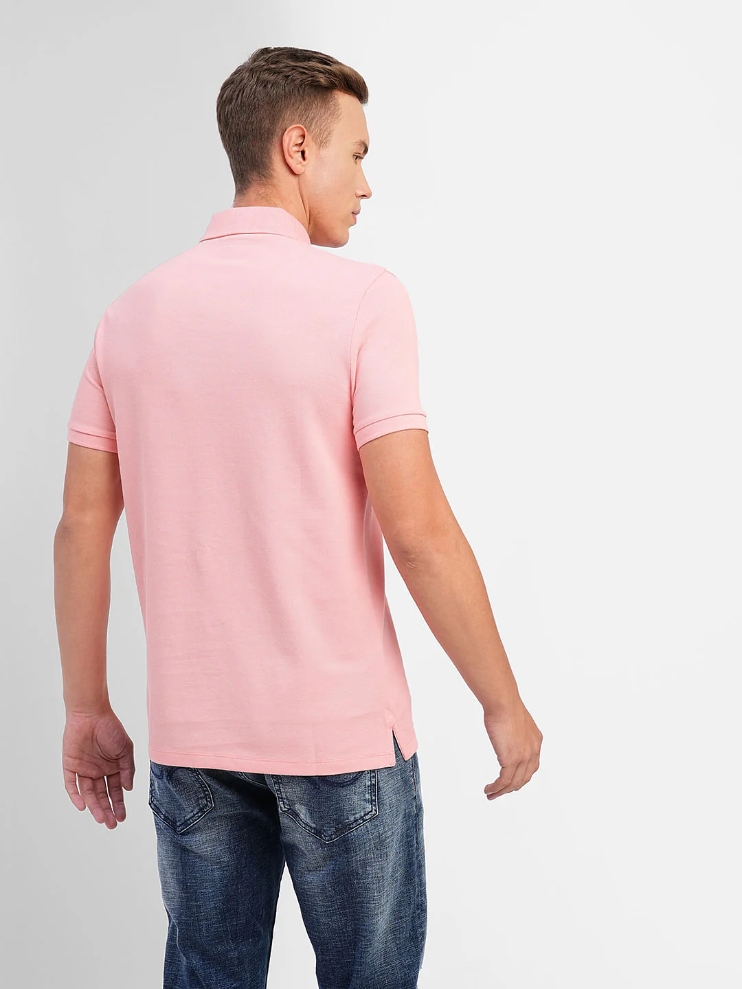 Pink Polo Neck T-shirt - Image 4