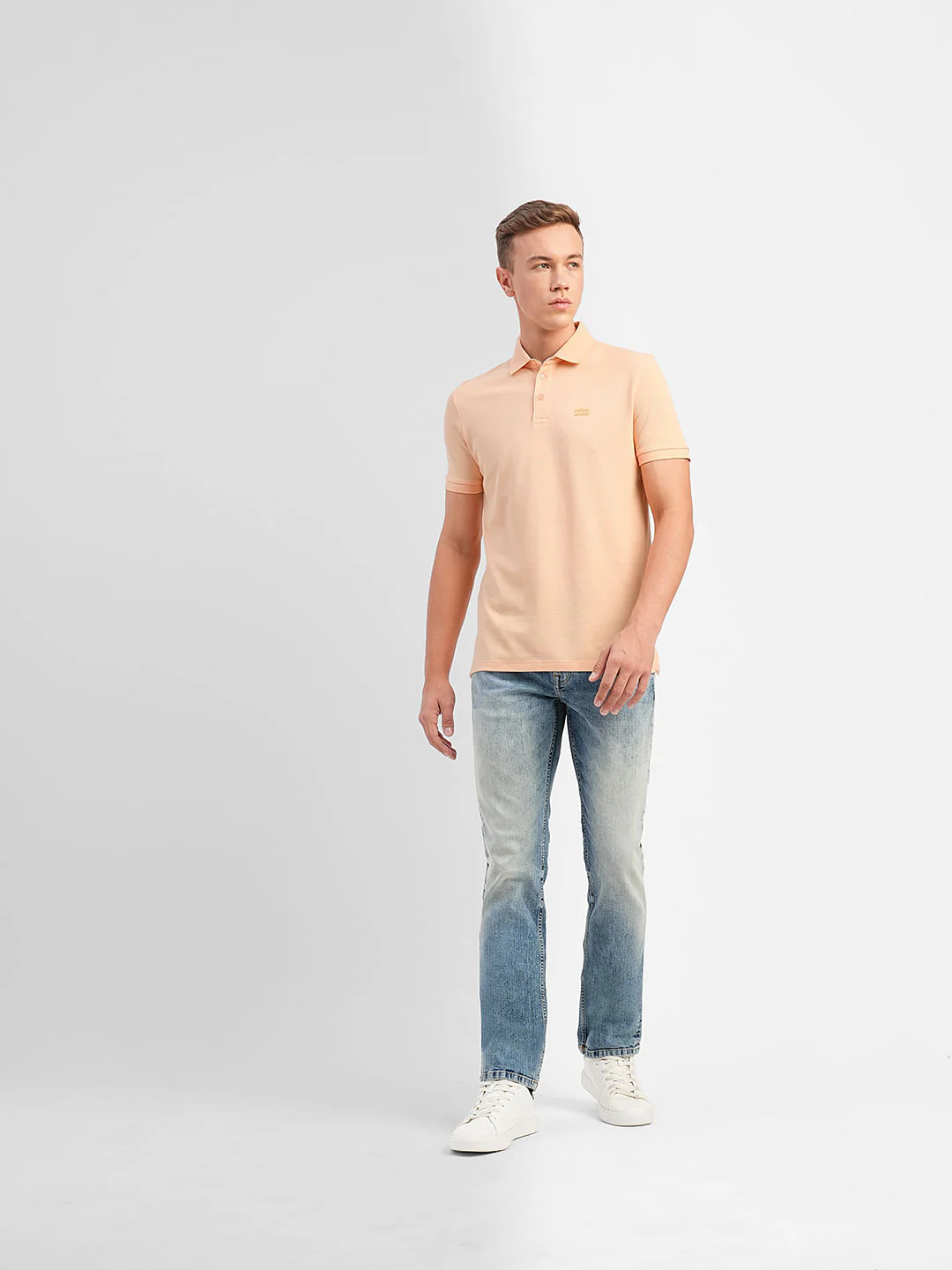 Orange Polo Neck T-shirt - Image 6