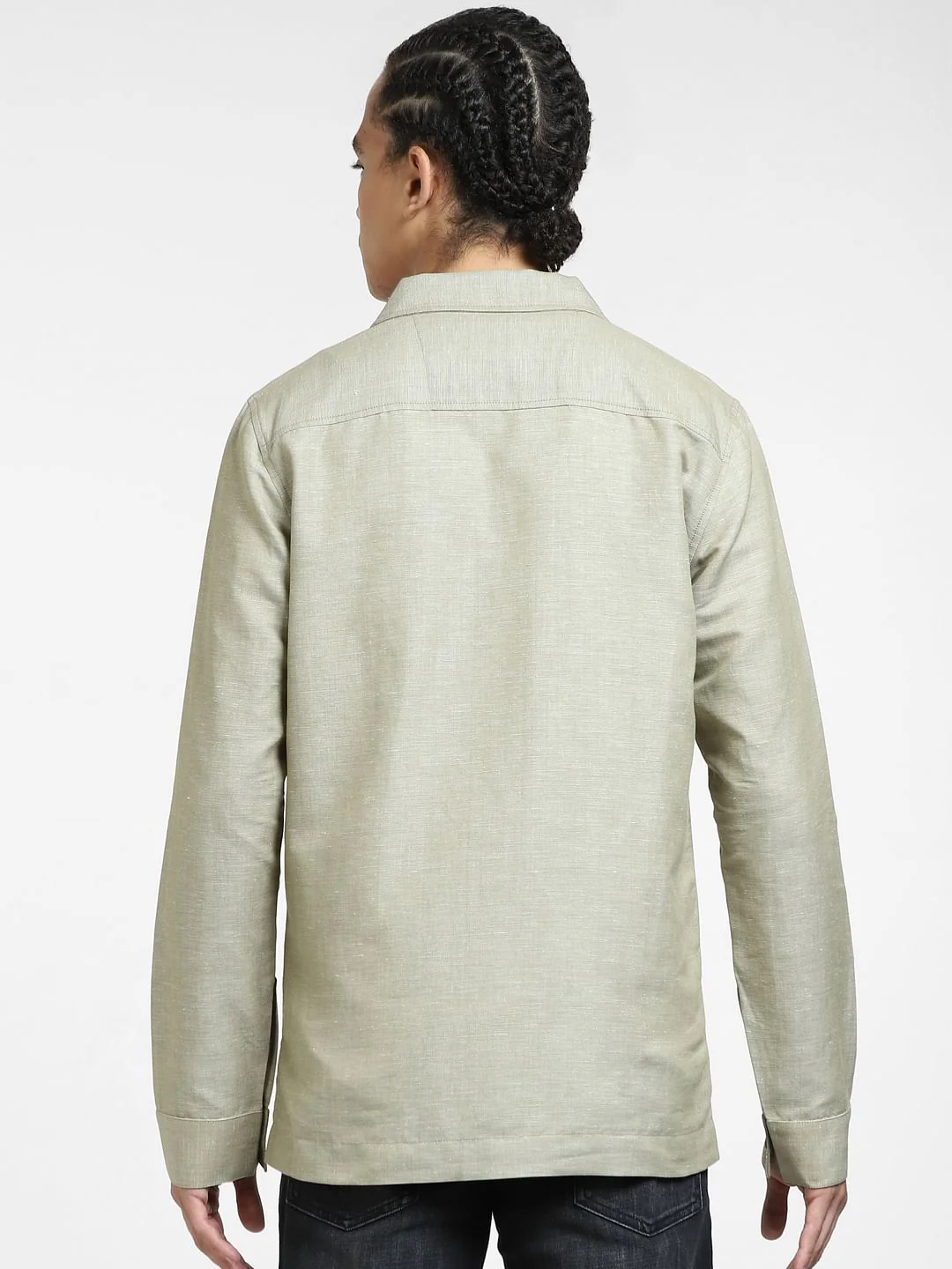 Aloe Green Linen Blazer - Image 4