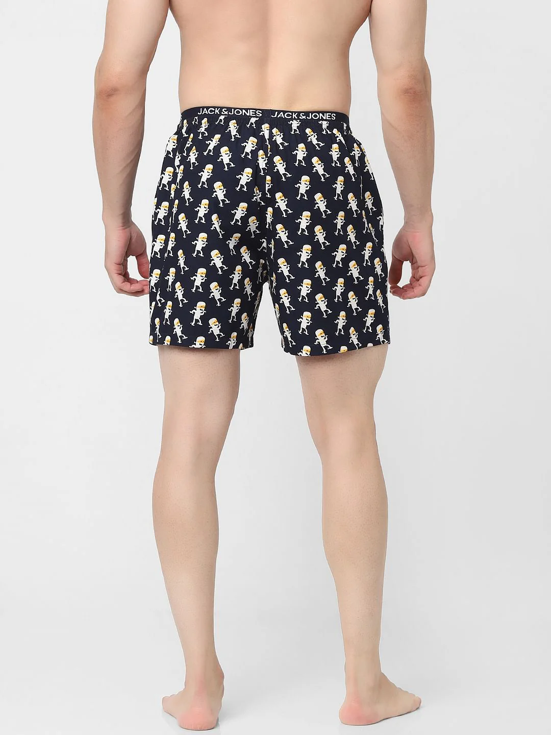 Navy Blue Graphic Print Boxers - Image 3