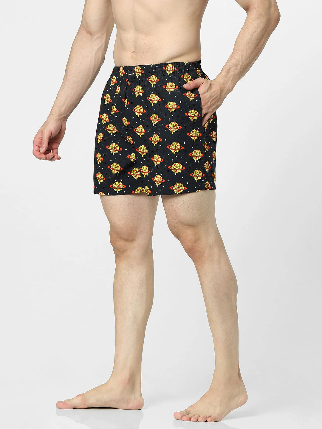 Black Planet Print Boxers - Image 2