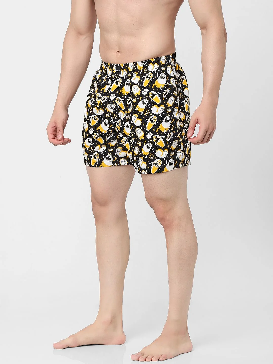 Black Graphic Print Boxers - Image 2