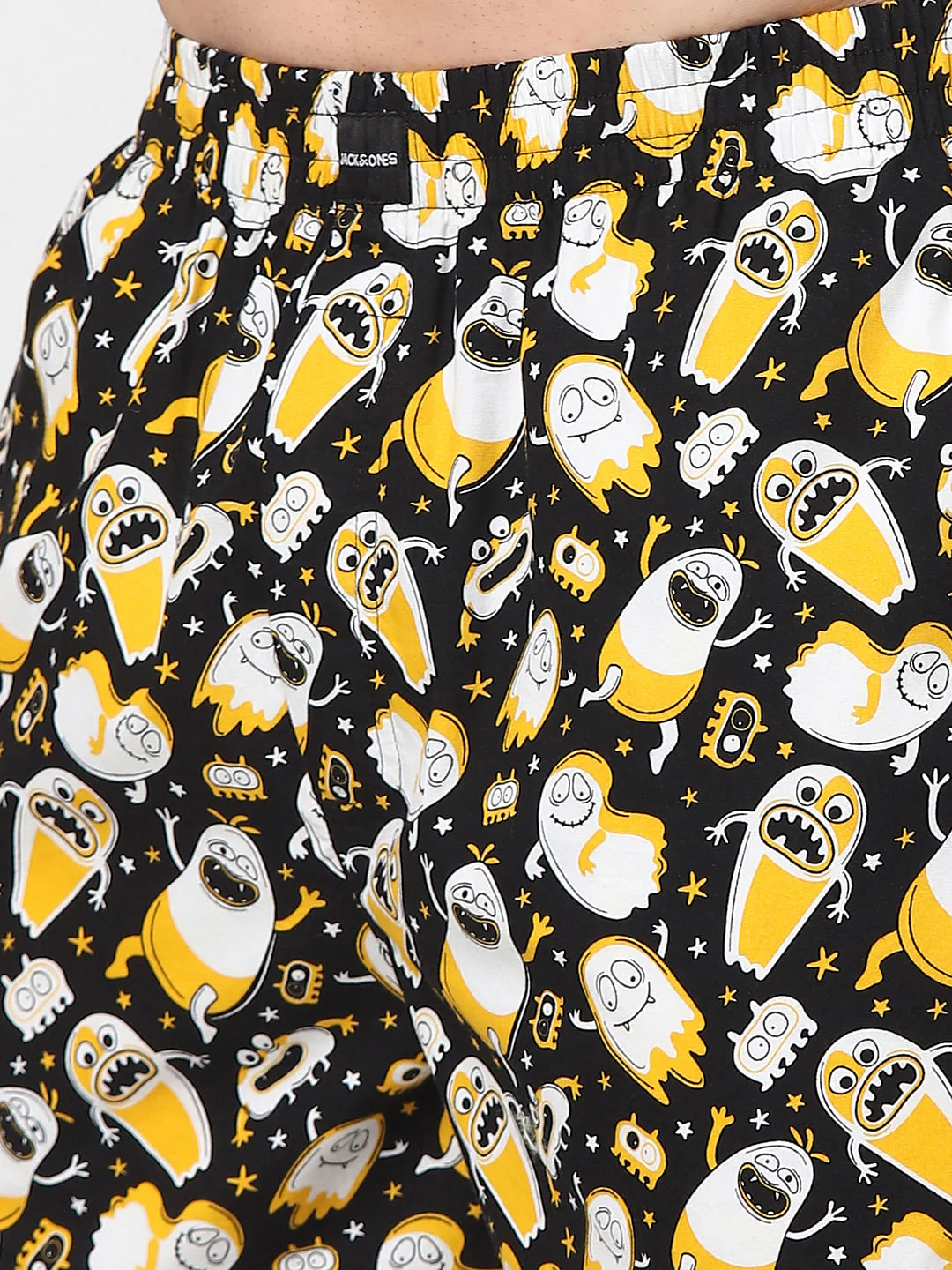 Black Graphic Print Boxers - Image 4