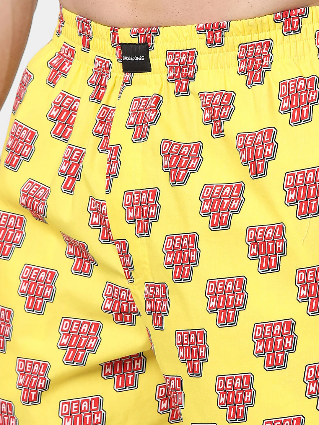 Yellow Graphic Print Boxers - Image 4