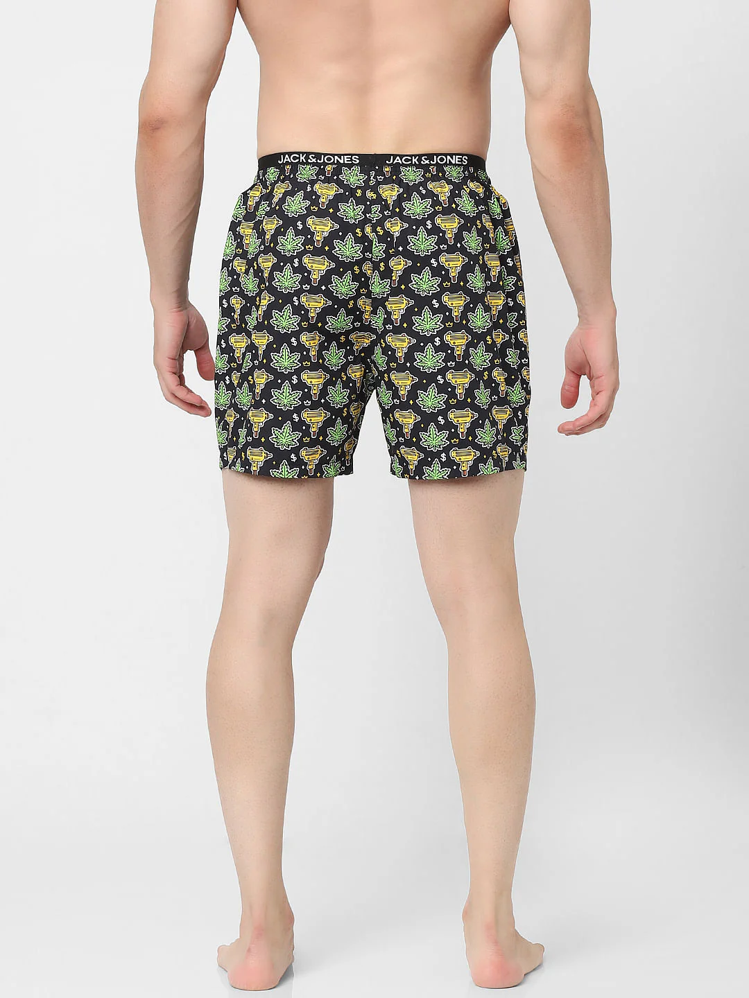 Black Graphic Print Boxers - Image 3
