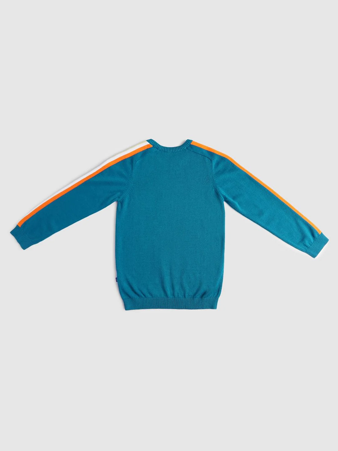 BOYS Blue Tape Detail Pullover - Image 2