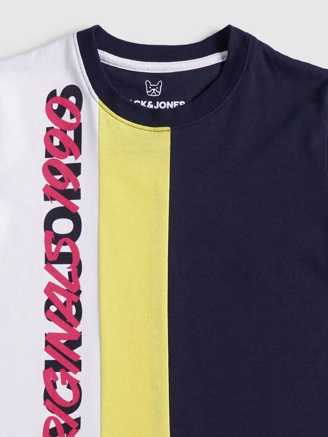 BOYS Blue Colourblocked T-shirt - Image 3