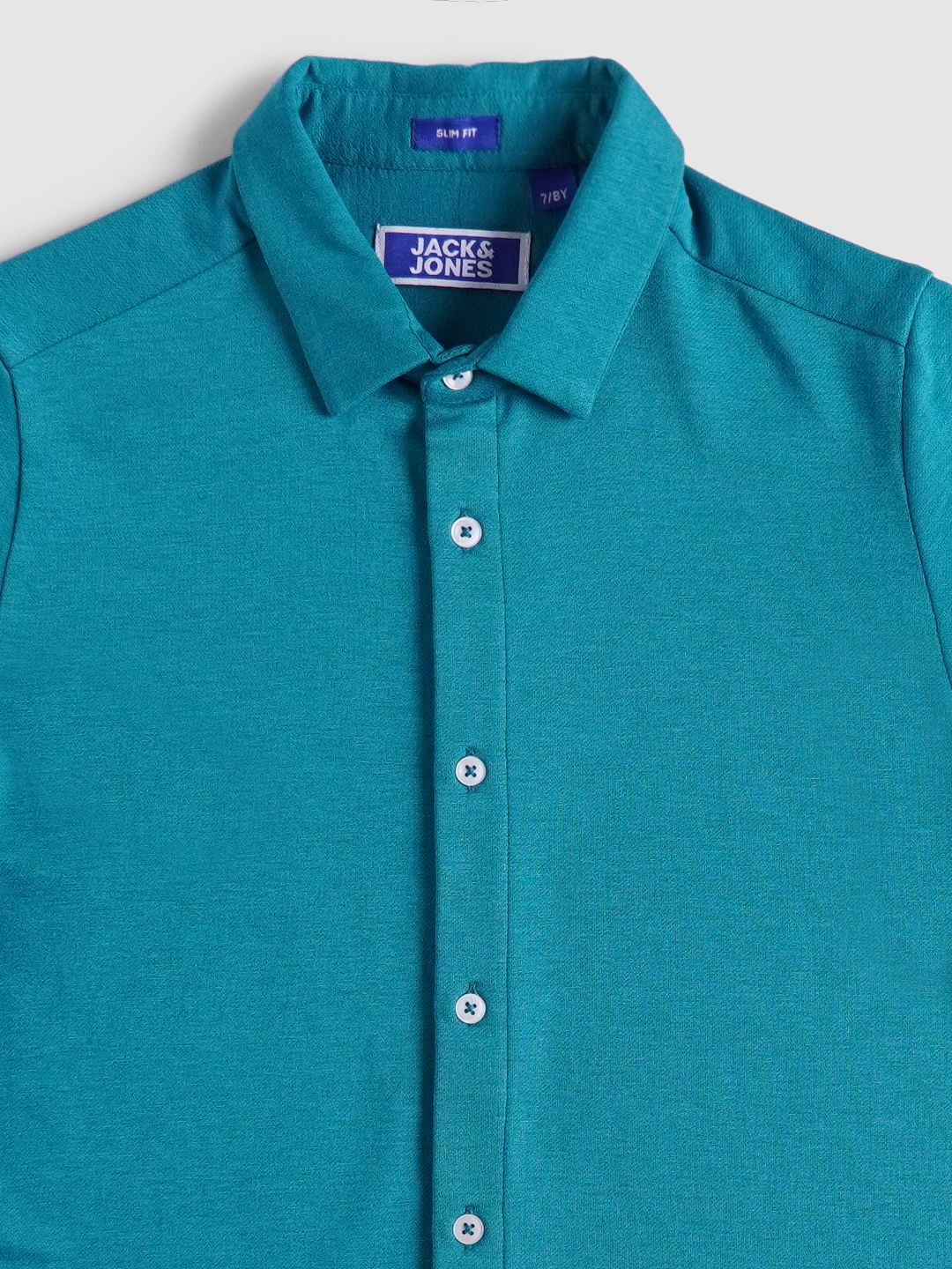 BOYS Blue Jersey Full Sleeves Shirt - Image 3