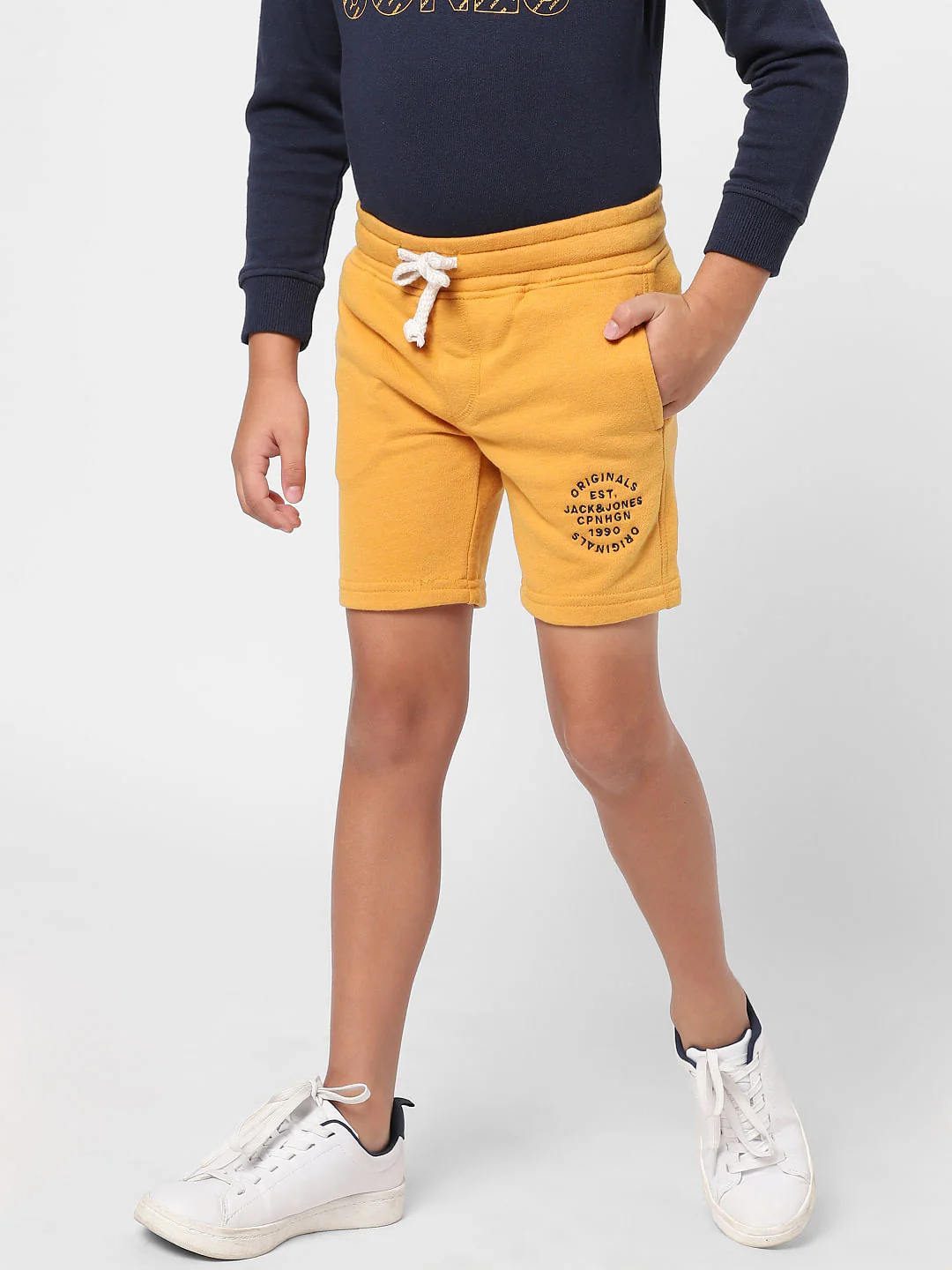 BOYS Yellow Sweatshorts - Image 3