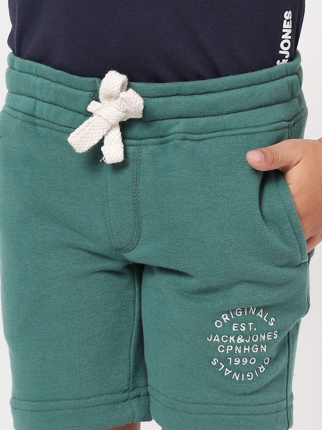 BOYS Green Sweatshorts - Image 5